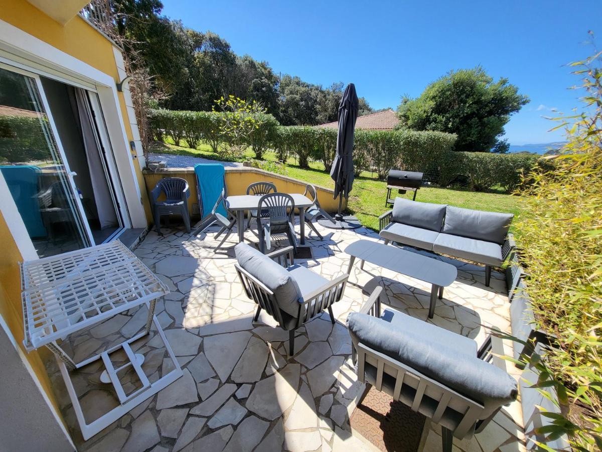 T3 Propriano Vue Mer, Neuf, Climatise Et Classe 4 Etoiles Viggianello Exterior foto